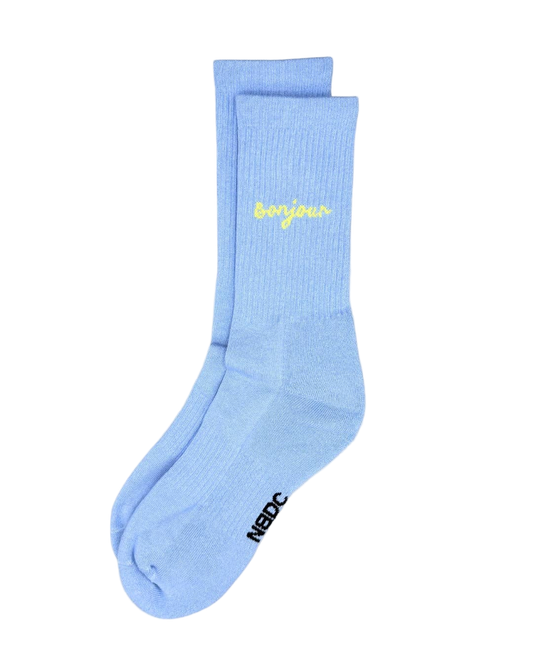Chaussettes de sport en coton bio | Bleues bonjour