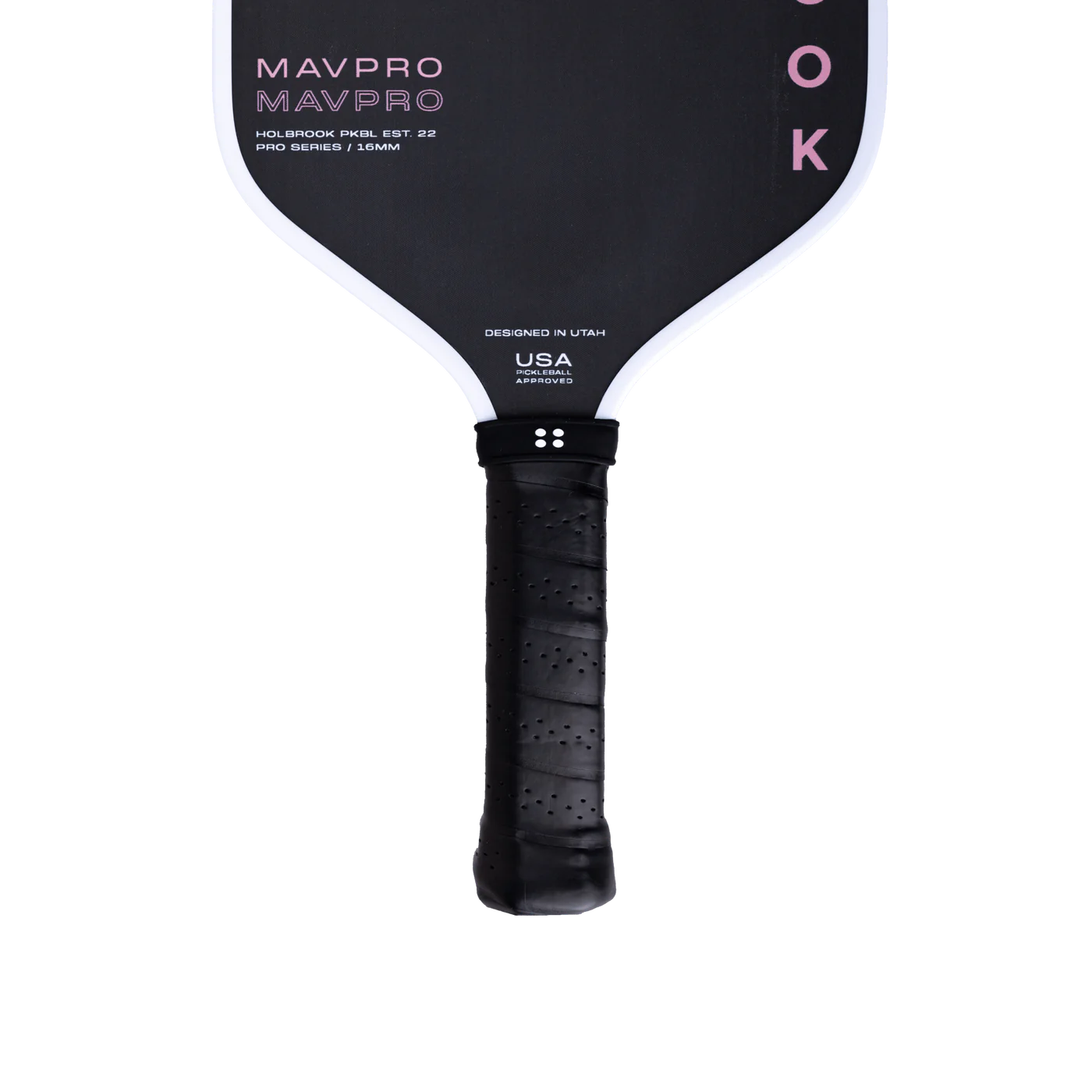 Raquette de pickleball Mav Pro 2.0 rose 16MM – design féminin et contrôle avancé.