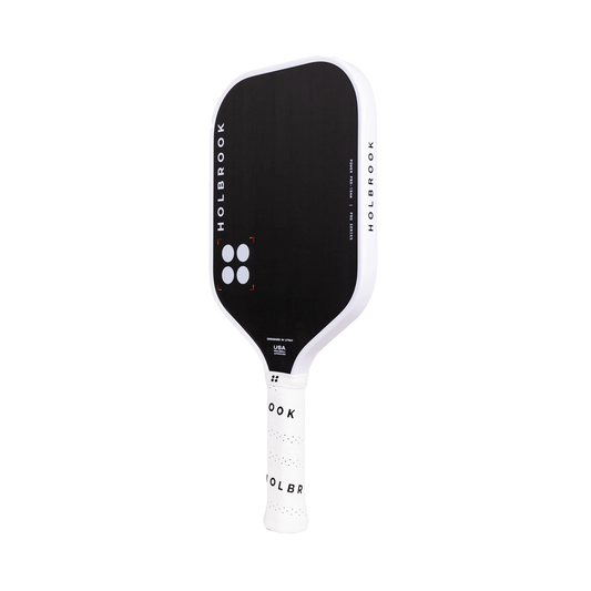 Raquette de pickleball Power Pro noire 14MM/16MM – puissance classique et stabilité.