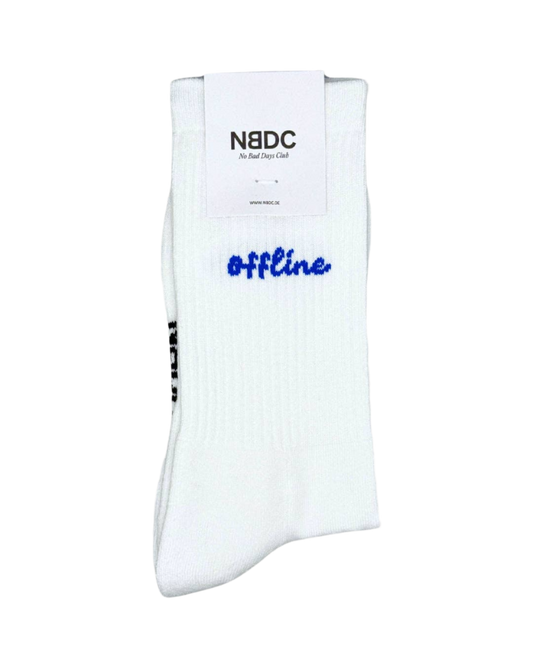 Chaussettes de sport en coton bio  | Blanches offline