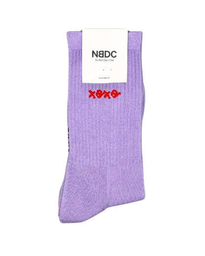 Chaussettes de sport en coton bio  | Violettes xoxo