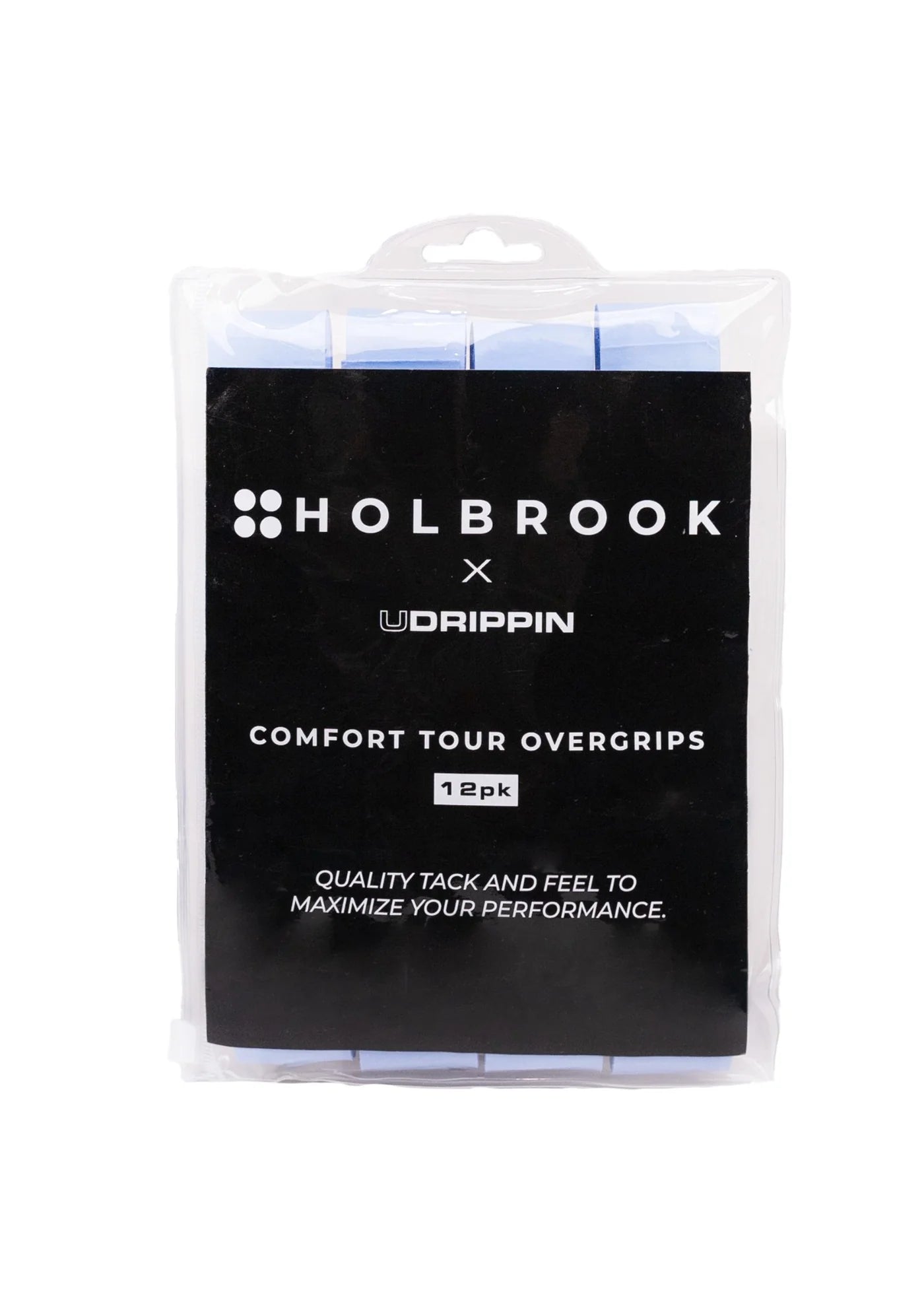 Pack de 12 overgrips confort pour raquette de pickleball – adhérence longue durée.