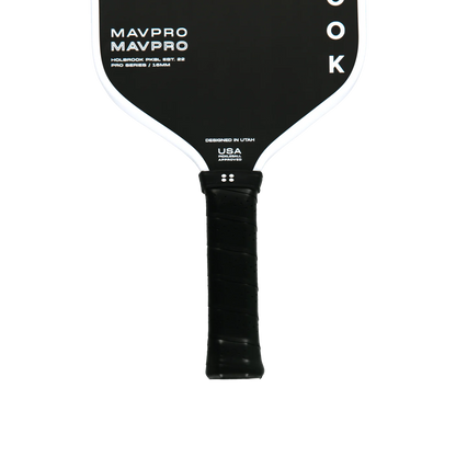 Raquette pickleball Mav Pro 2.0 noire 16MM – haut de gamme pour jeu compétitif.