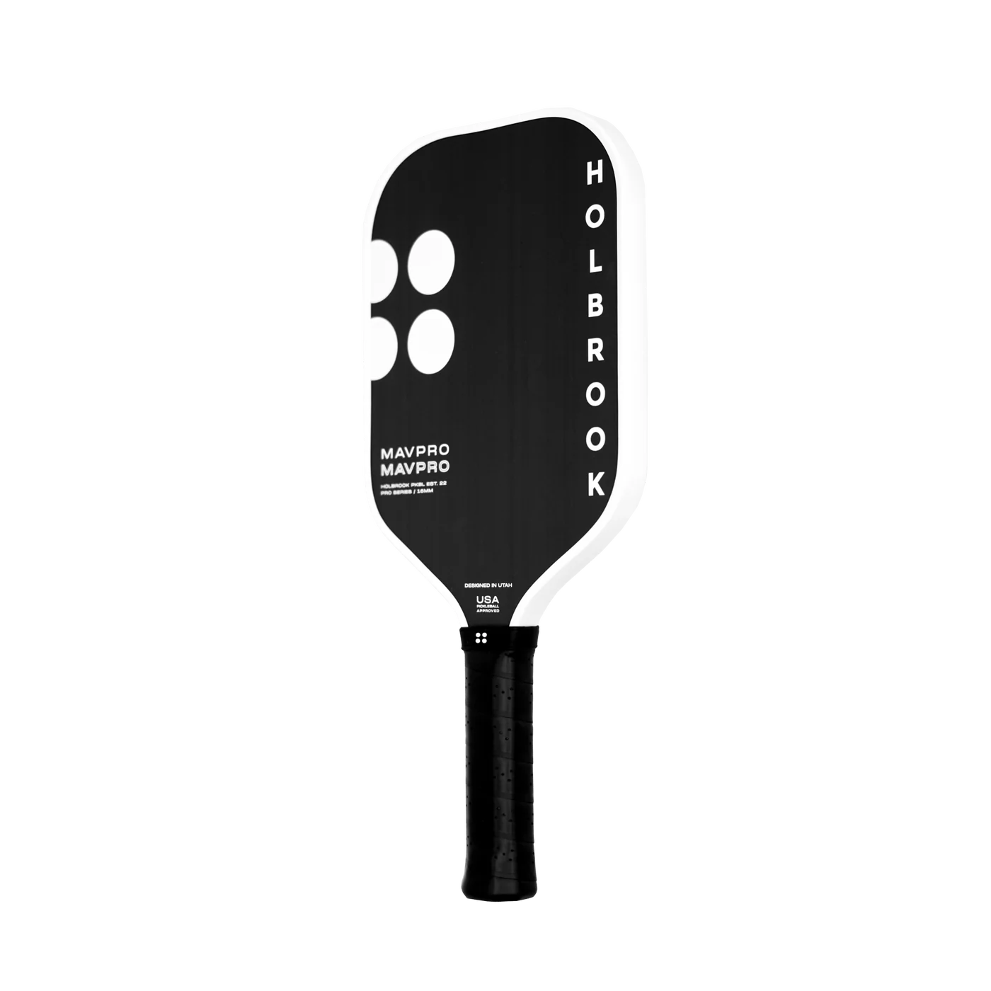 Raquette pickleball Mav Pro 2.0 noire 16MM – haut de gamme pour jeu compétitif.