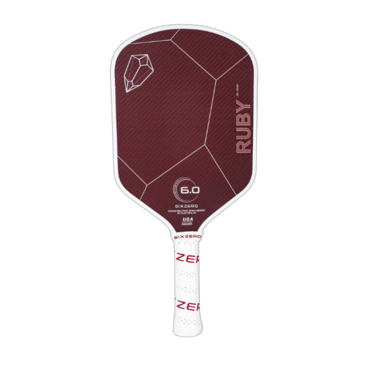 Raquette pickleball Ruby 16MM en Kevlar – robustesse et précision haut niveau.