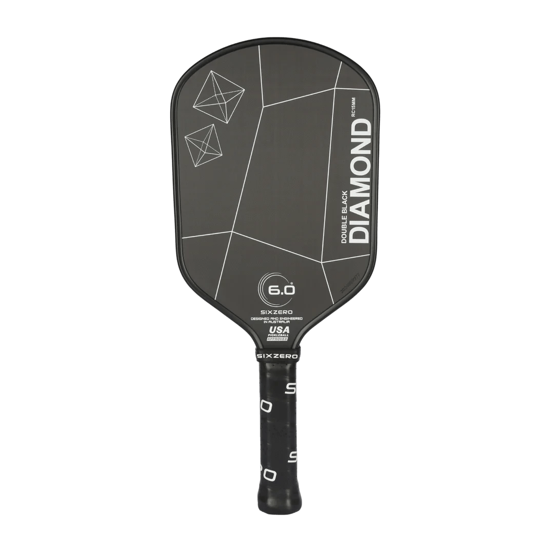 Raquette de pickleball 15MM allongée Black Diamond Control – portée étendue et contrôle supérieur.