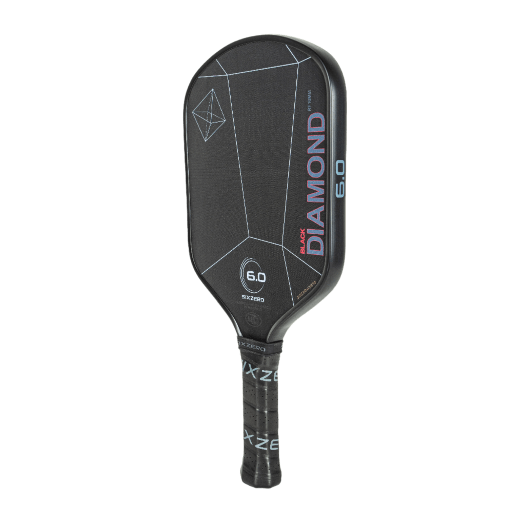 Paddle de pickleball Black Diamond Power gris et rouge – stabilité et puissance.