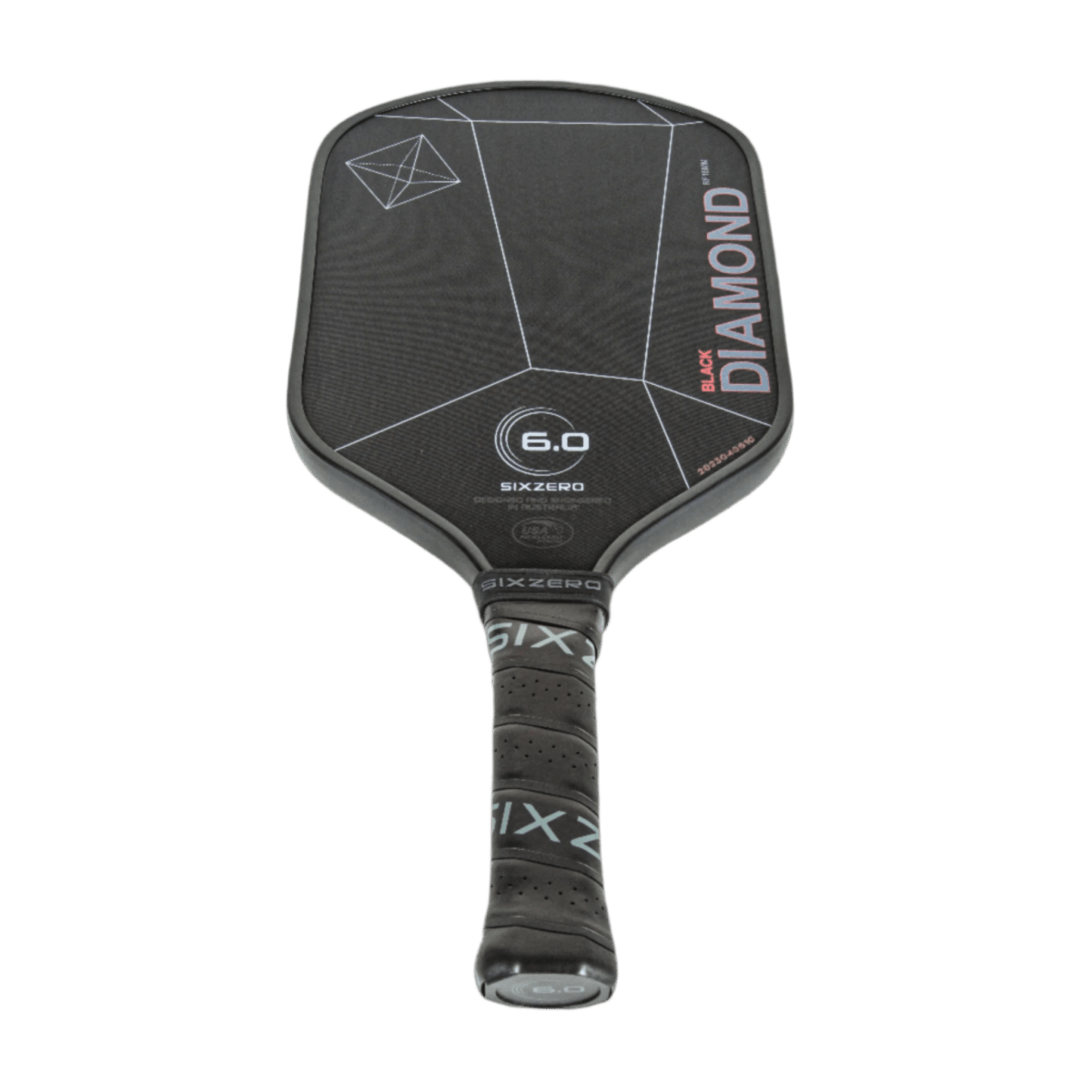  Paddle de pickleball Black Diamond Power gris et rouge – stabilité et puissance.