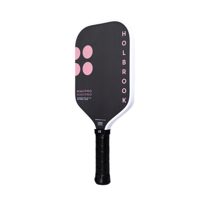 Raquette de pickleball Mav Pro 2.0 rose 16MM – design féminin et contrôle avancé.