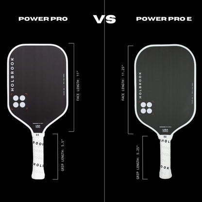 Raquette pickleball Power Pro allongée 14MM/16MM – portée et précision.