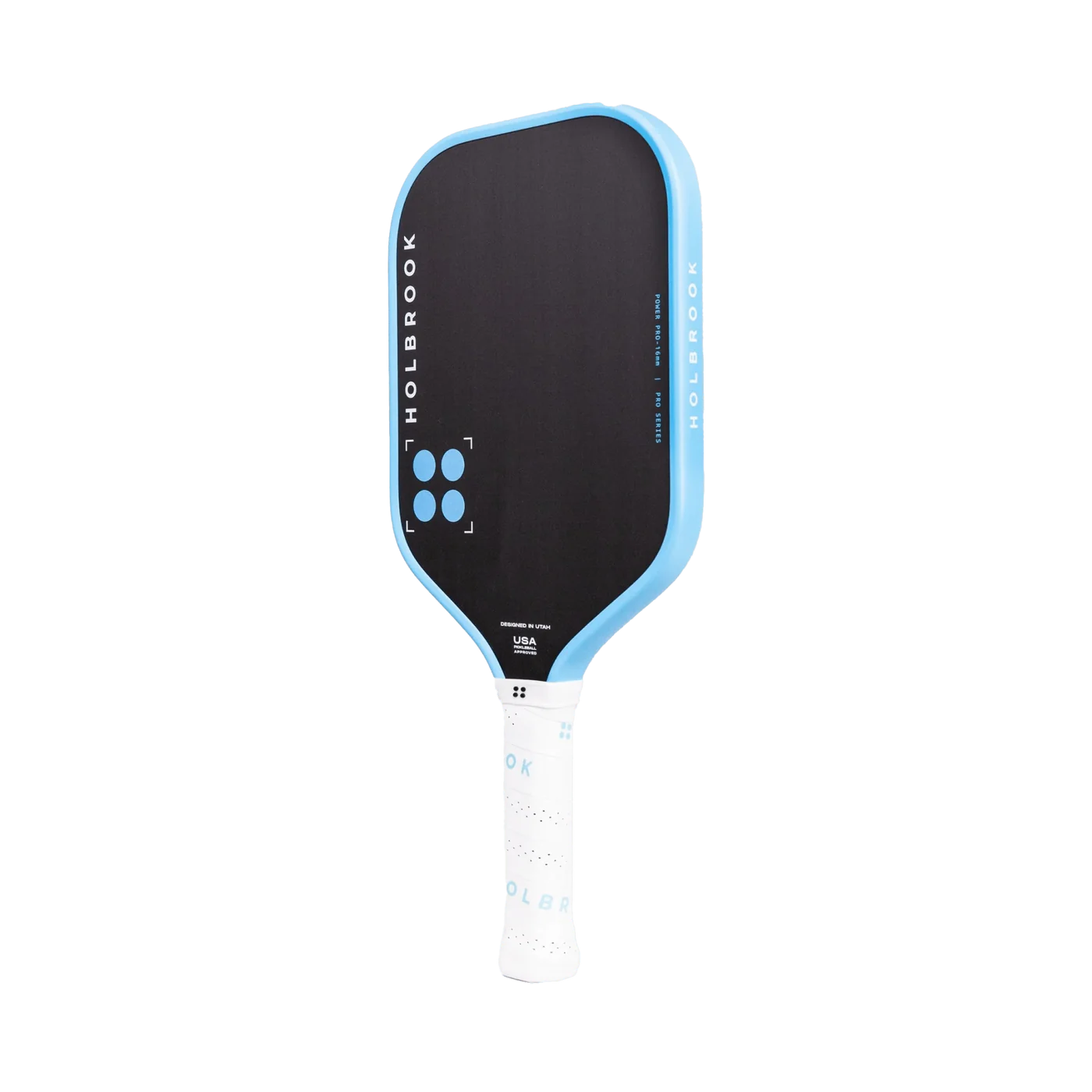 Raquette de pickleball Power Pro bleue 16MM – contrôle et réactivité.